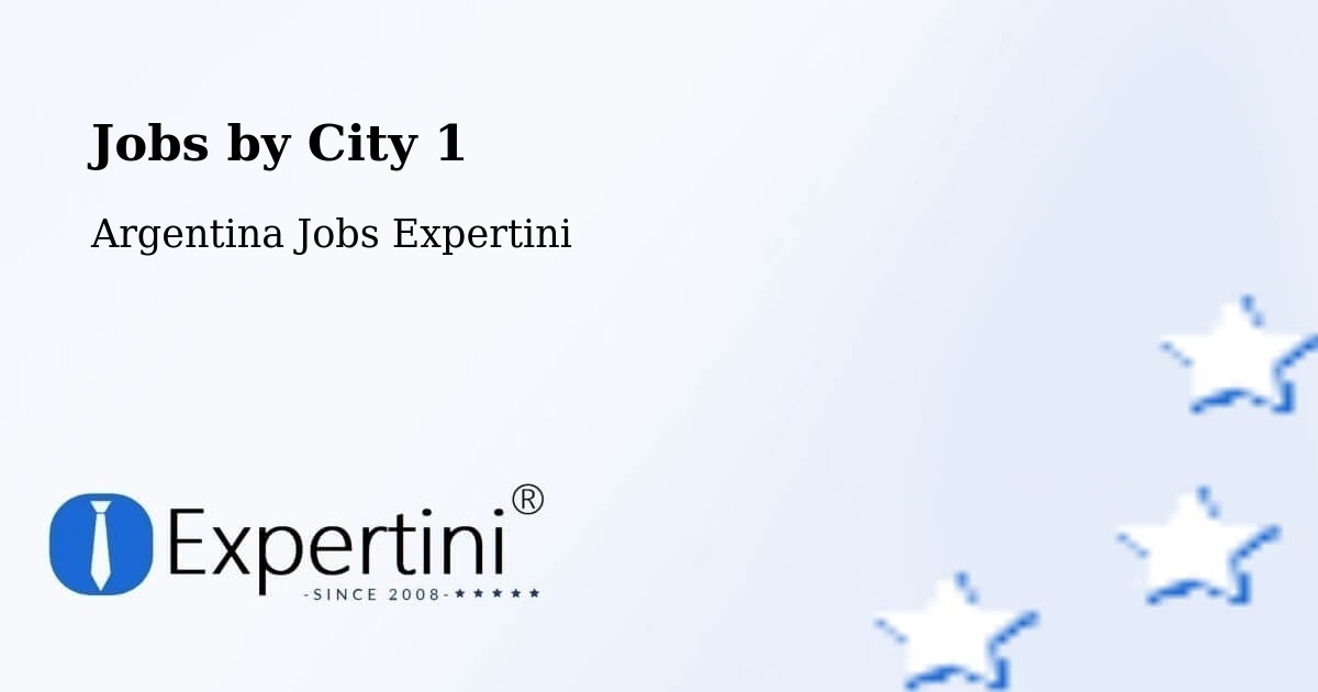 City Jobs in Argentina - Expertini
